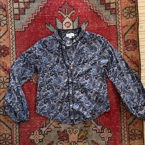 Evereve Blue cotton shirt - size XS